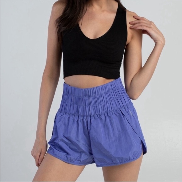 FP Movement The Way Home Shorts in Periwinkle Purple - Fully Lined - Picture 1 of 8